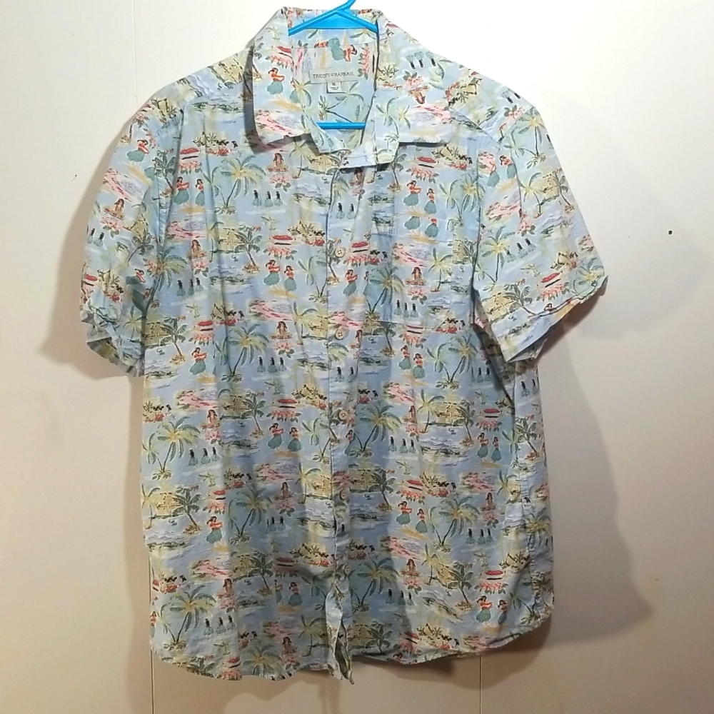 Tricots st Raphael button down shirt xl